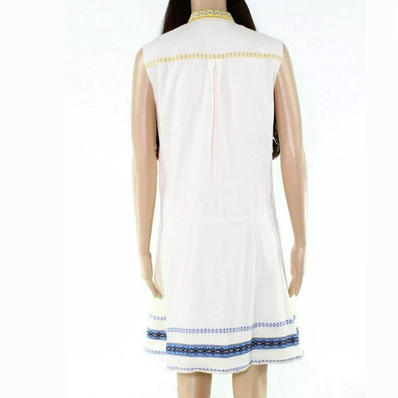 Tory Burch White Flutter Dress - Picture 4 of 4